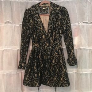 Blanc Noir lace coat